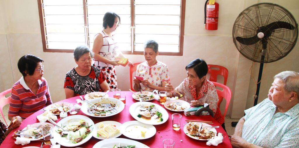 Smiles back to society, senior citizen home