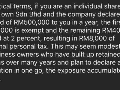 i. Declaration of Dividend 